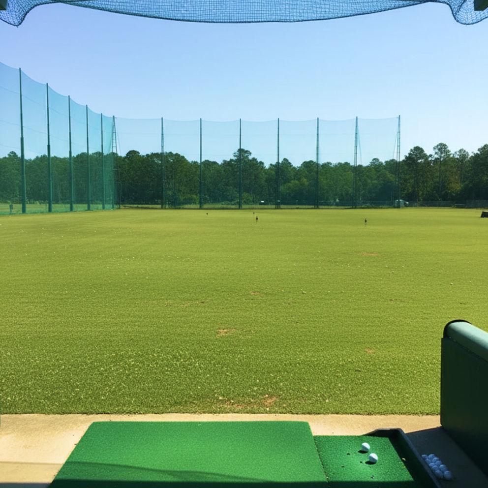 Custom Golf Netting range by Nets of Texas
