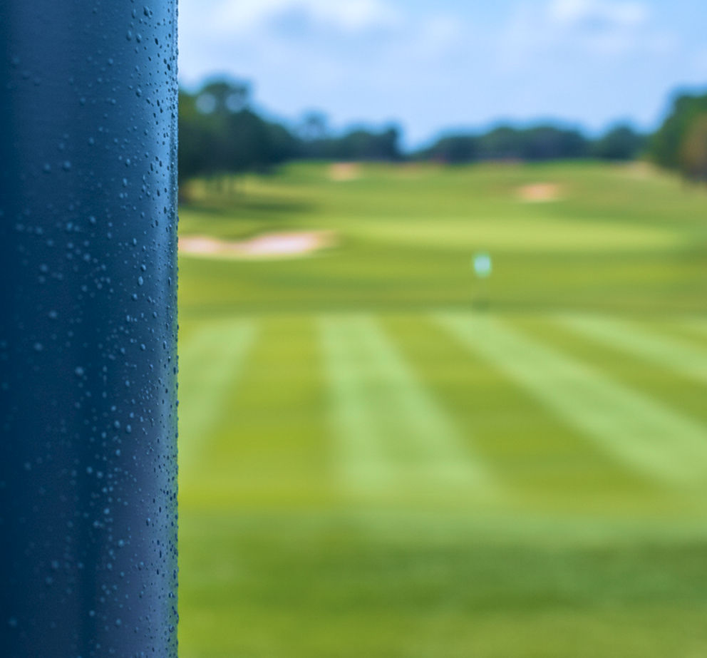 Custom golf course netting system installation materials